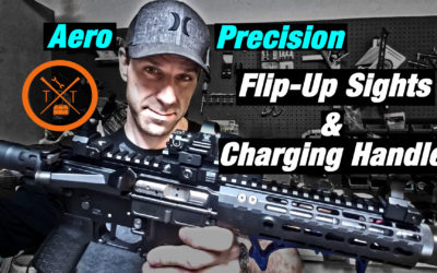 Aero Precision Charging Handle & Flip Up Iron Sights Review (Video)